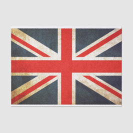Lenço de papel do papel de embrulho de Union Jack