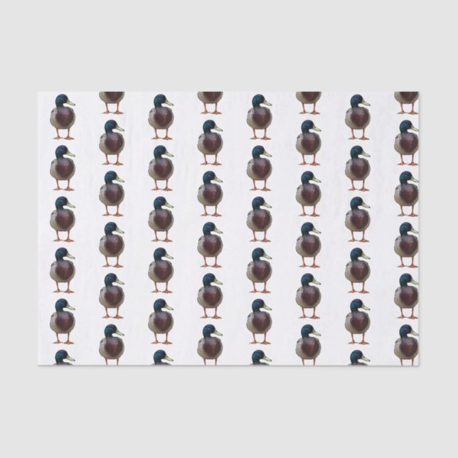 Lenço de papel do pato do pato selvagem (Frente )