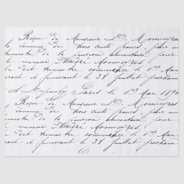 Lenço de papel do roteiro (Frente )