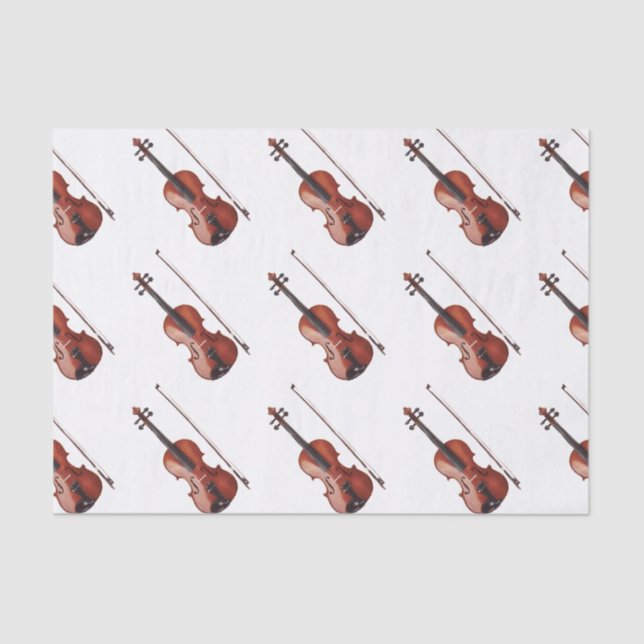Lenço de papel do violino 10lb (Frente )