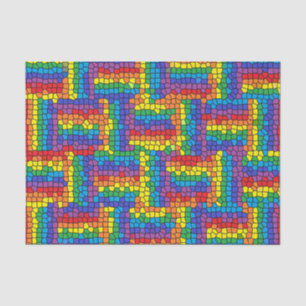 Lenço de papel do vitral