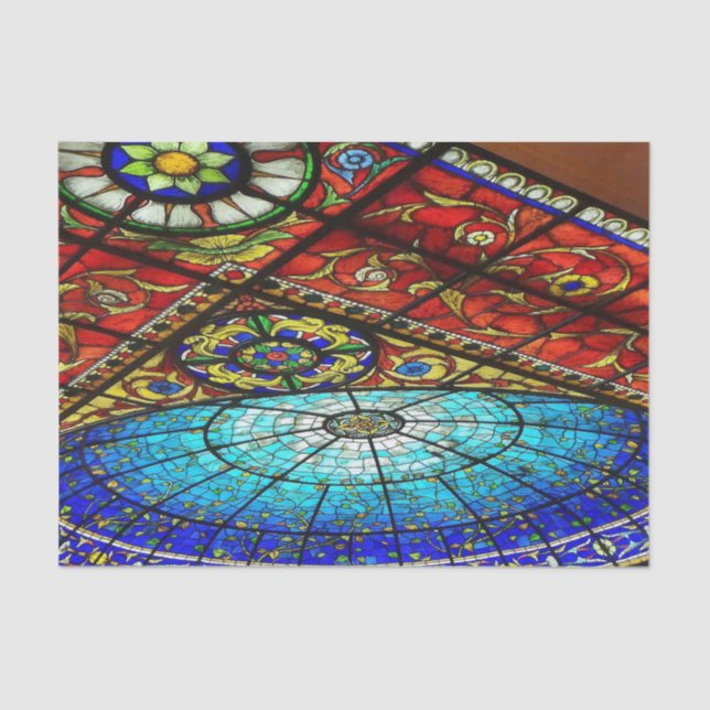 Lenço de papel do vitral (Frente )