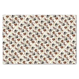 Lenço de papel dos cães do urro Basset Hound