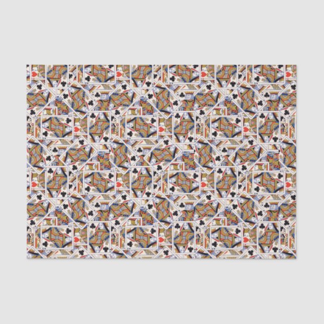 Lenço de papel dos cartões de jogo (Frente )