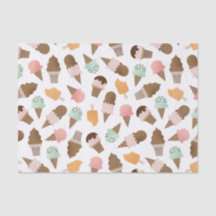 Lenço de papel dos cones do sorvete