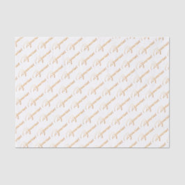 Lenço de papel Dourado do roteiro do "Aquário" do