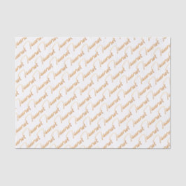 Lenço de papel Dourado do roteiro do "Taurus" do