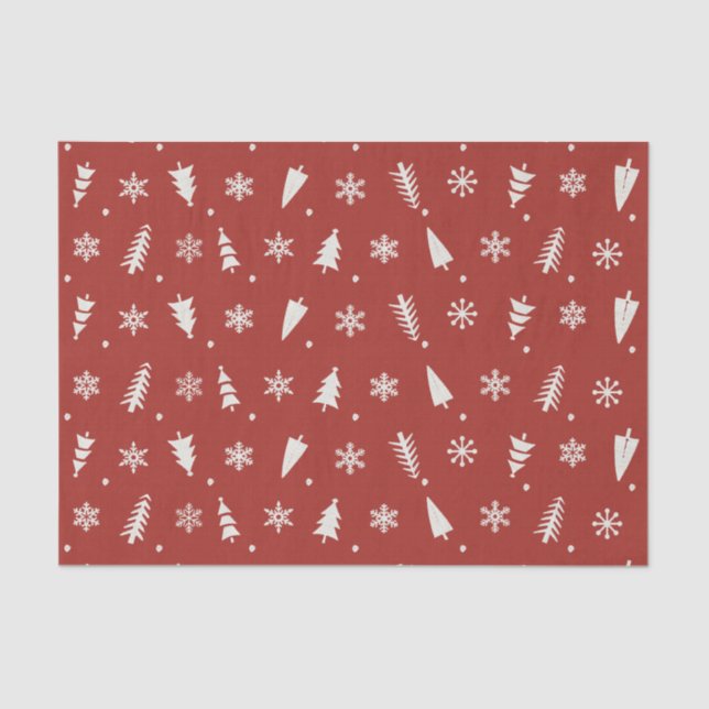 Lenço de papel feito sob encomenda do teste padrão (Frente )