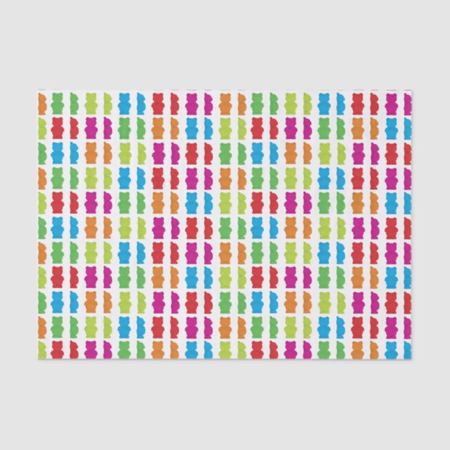 Lenço de papel gomoso do urso (Frente )