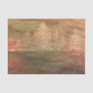 Lenço de papel impresso