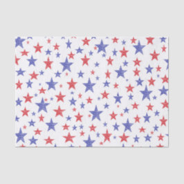Lenço de papel patriótico das estrelas
