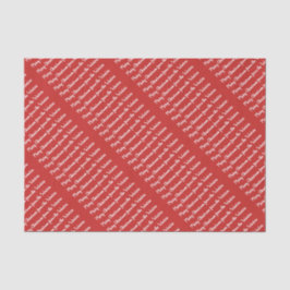 Lenço de papel personalizado costume