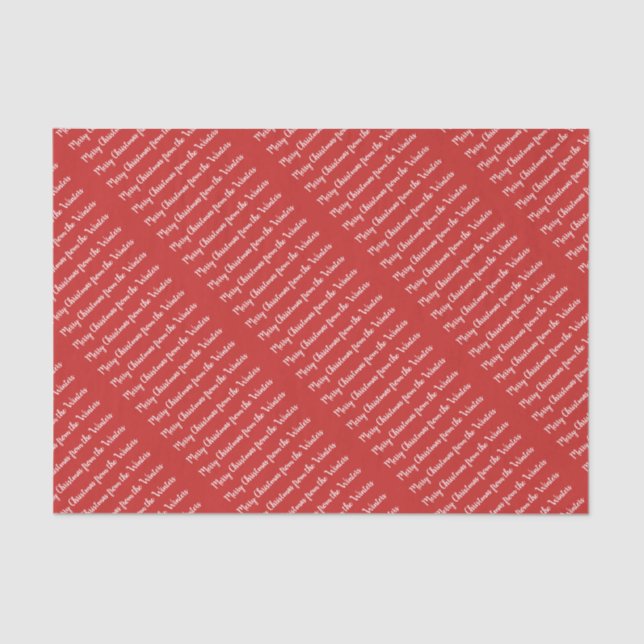 Lenço de papel personalizado costume (Frente )