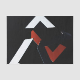 LENÇO DE PAPEL PRETO DA OXIDAÇÃO BRANCA