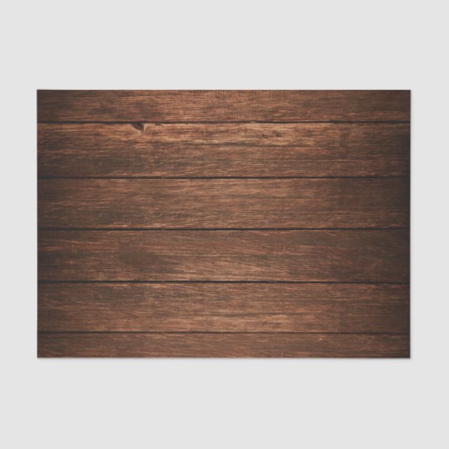 Lenço de papel que envolve o país de madeira do (Frente )