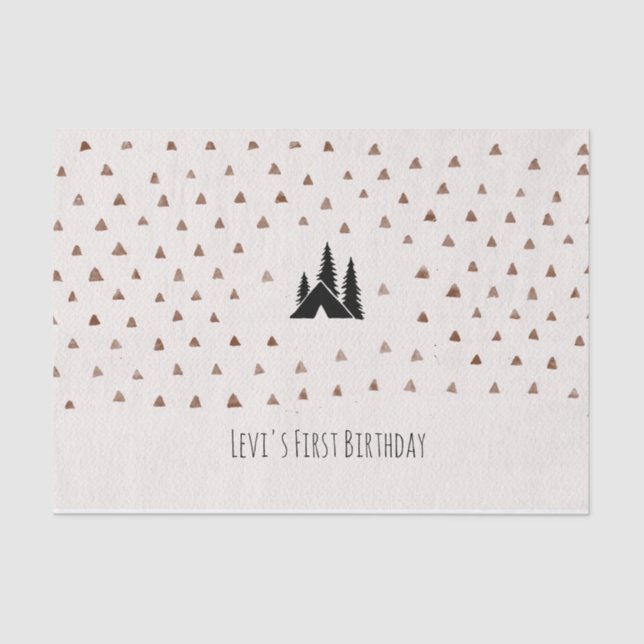 Lenço de papel selvagem da montanha um (Frente )