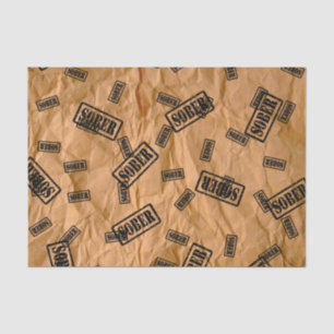 Lenço de papel sóbrio da sobriedade da recuperação