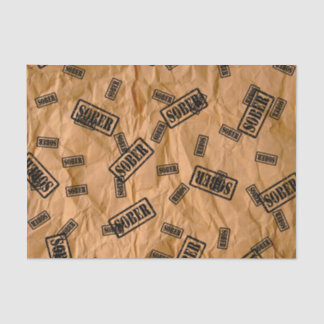 Lenço de papel sóbrio da sobriedade da recuperação