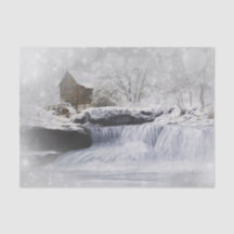 Lenço de papel velho do moinho 10lb, branco