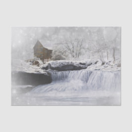 Lenço de papel velho do moinho 10lb, branco