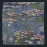 Lenço Lírios d'água de Claude Monet<br><div class="desc">Claude Monet - Lírios De Água. Linda pintura floral em lindas cores,  de Claude Monet. Presentes,  impressões,  capas de telefone e muitas outras ofertas de excelente de alta qualidade.</div>