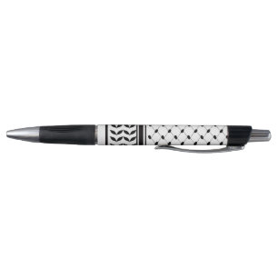 Lenço Preto Keffiyeh Caneta