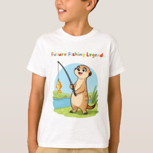 Lenda da Pesca do Futuro Camiseta Infantil de Pesc