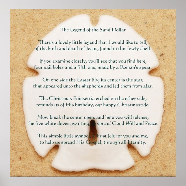 Lenda do Poster do Dólar de areia (Frente)