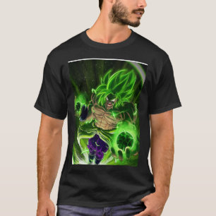 Lendário Camiseta Gráfica Broly Supersaiyajin