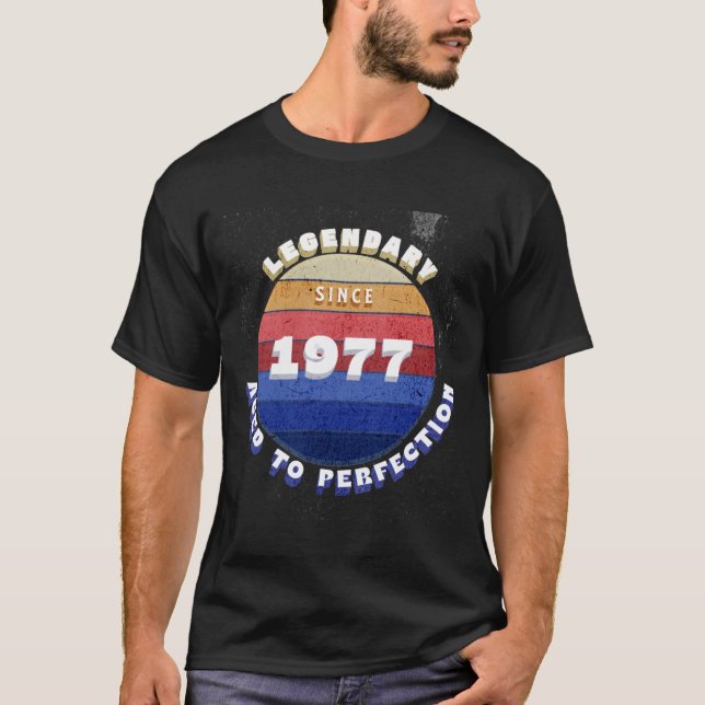 Lendário desde 1977 Camiseta Retro (Frente)
