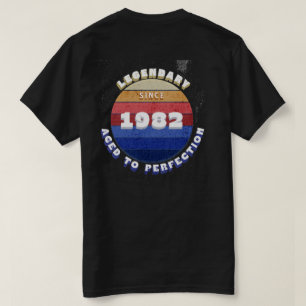 Lendário desde 1982 Camiseta Retro