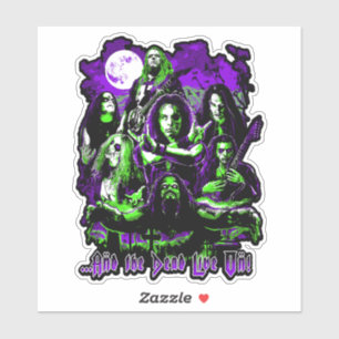 Lendas do Metal Adesivo Die-Cut - Os Mortos Vivem!