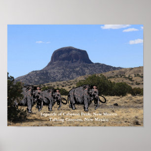 Lendas do Pico de Cabezon, Poster do Novo México