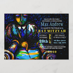 LENDO O Convite Bat Mitzvah, Bar TORAH