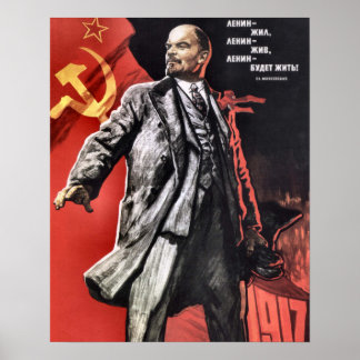Lenin Poster Da Revolução Russa