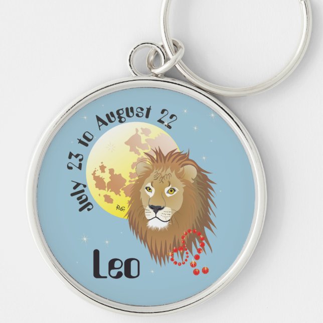 Leo de 23 a 22 de agosto Chaveiros (Frente)