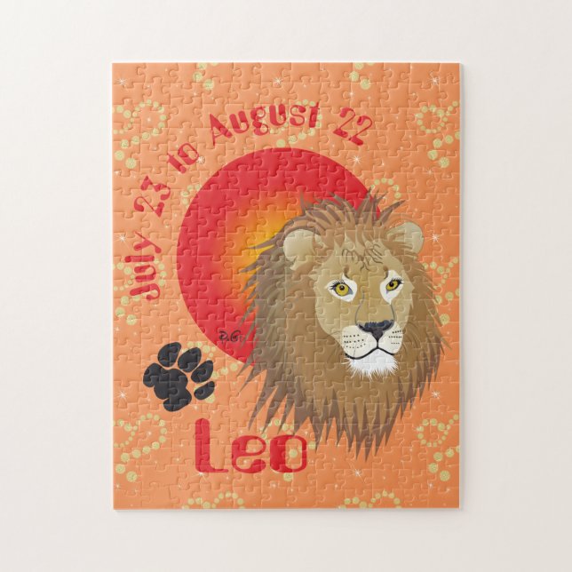 Leo de 23 a 22 de agosto Quebra-cabeça (Vertical)