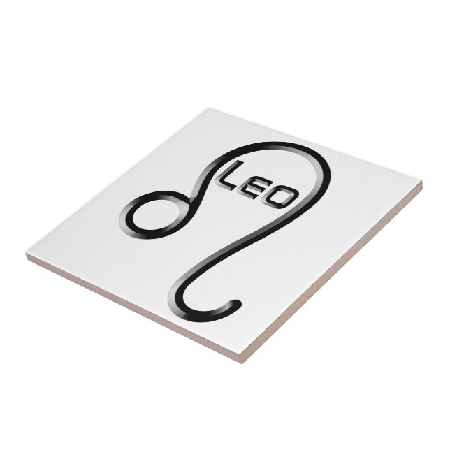 LEO, Design abstrato do Sinal Zodíaco, (Lateral)