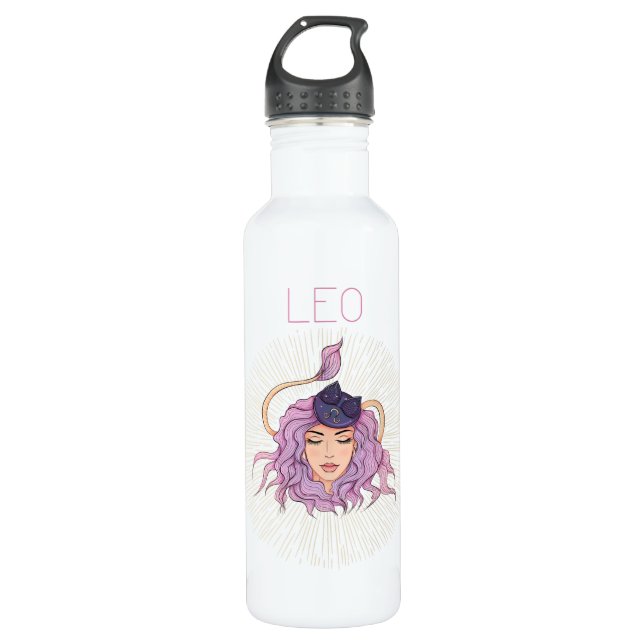 Leo Femme Zodiac - Sinal Garrafa de Água (Frente)