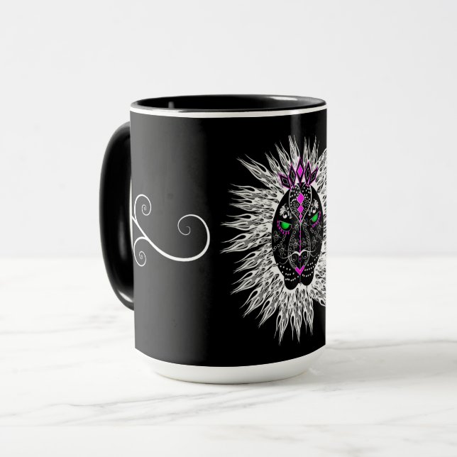 Leo feroz a caneca do leão (Frente Esquerda)