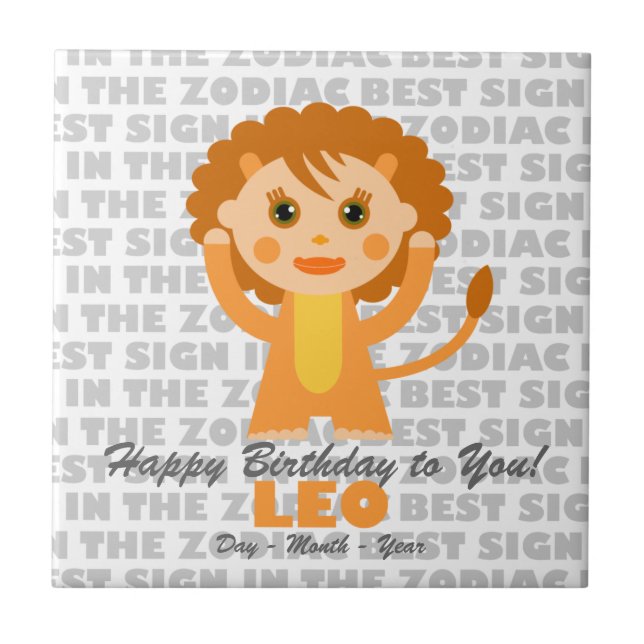 Leo Happy Birthday (Frente)