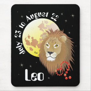 Leo July 23 to agostos 22 Mouse Pad