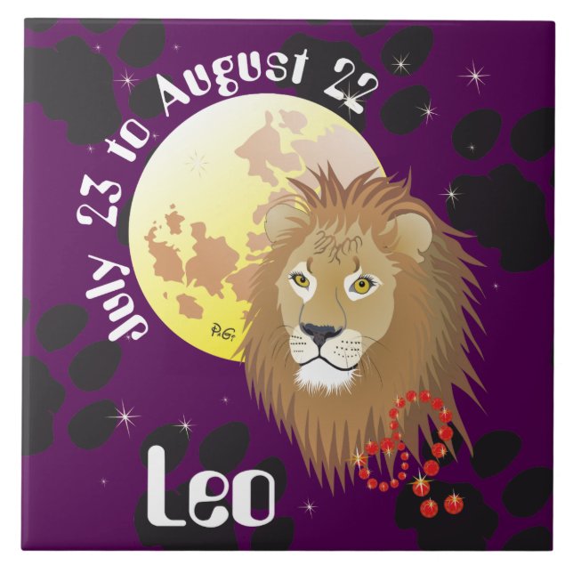 Leo July 23 to agostos de 22 Tile (Frente)