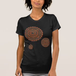 Leo Mandala Camisa Escura das Mulheres