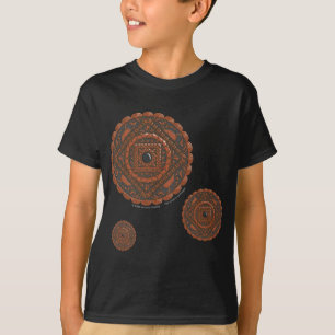 Leo Mandala Kid e Camisa Negra Bebê