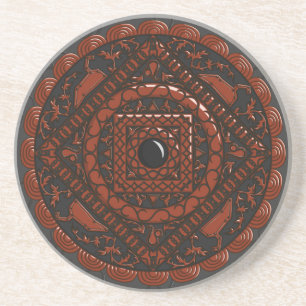 Leo Mandala Porta copos