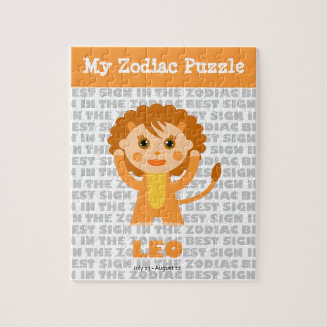 Leo, meu Quebra-cabeça Zodiac (Vertical)