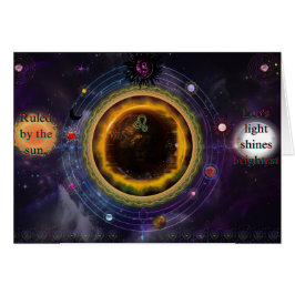 Leo, o Cartão de Saudação do Leão