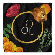 Leo Zodiac Tarot/Altar Cloth Bandana