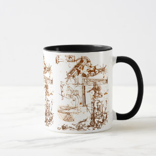 Leonardo da Vinci esboçou a caneca de café